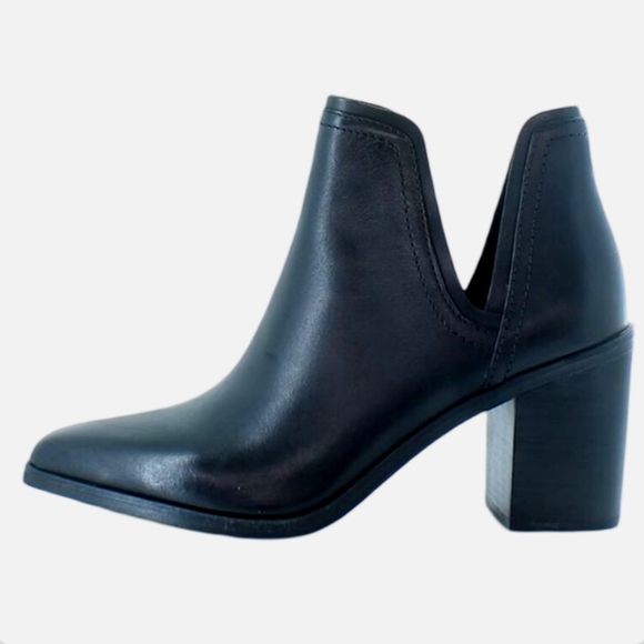 Steve Madden Havannah Black Leather Ankle Booties Size 7.5 NEW - Picture 9 of 11